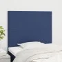 Headboards 2 units of blue fabric 90x5x78/88 cm by vidaXL, Headboards and footboards - Ref: Foro24-3116040, Price: 55,85 €, D...