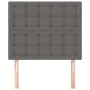 Headboards 2 units of gray synthetic leather 90x5x78/88cm by vidaXL, Headboards and footboards - Ref: Foro24-3116414, Price: ...