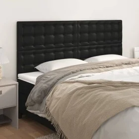 Kopfteile 4 Einheiten aus schwarzem Kunstleder 90x5x78/88 cm von vidaXL, Kopf- und Fußteile - Ref: Foro24-3116434, Preis: 95,...