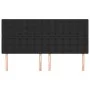 Headboards 4 units of black synthetic leather 90x5x78/88 cm by vidaXL, Headboards and footboards - Ref: Foro24-3116434, Price...