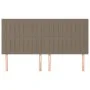 Cabeceros 4 unidades de tela gris taupe 90x5x78/88 cm de vidaXL, Cabeceros y pies de cama - Ref: Foro24-3116588, Precio: 114,...