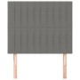 Cabeceros 2 unidades de tela gris oscuro 90x5x78/88 cm de vidaXL, Cabeceros y pies de cama - Ref: Foro24-3116553, Precio: 67,...