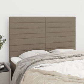 Cabeceros 4 unidades tela gris taupe 72x5x78/88 cm de vidaXL, Cabeceros y pies de cama - Ref: Foro24-3116474, Precio: 121,86 ...