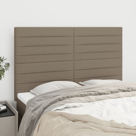 Cabeceros 4 unidades tela gris taupe 72x5x78/88 cm de vidaXL, Cabeceros y pies de cama - Ref: Foro24-3116474, Precio: 121,86 ...
