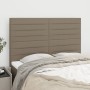 Cabeceros 4 unidades tela gris taupe 72x5x78/88 cm de vidaXL, Cabeceros y pies de cama - Ref: Foro24-3116474, Precio: 121,86 ...