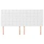 Headboards 4 units of white synthetic leather 90x5x78/88 cm by vidaXL, Headboards and footboards - Ref: Foro24-3116435, Price...