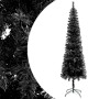 Árbol de Navidad delgado con LEDs y bolas negro 180 cm de vidaXL, Arboles de navidad - Ref: Foro24-3078113, Precio: 54,28 €, ...