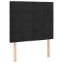 Cabeceros 2 unidades de terciopelo negro 90x5x78/88 cm de vidaXL, Cabeceros y pies de cama - Ref: Foro24-3116370, Precio: 70,...