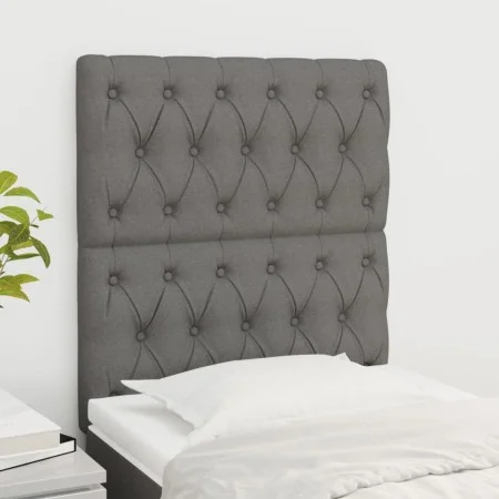 Kopfteile 2 Einheiten aus dunkelgrauem Stoff 80x7x78/88 cm von vidaXL, Kopf- und Fußteile - Ref: Foro24-3116643, Preis: 70,75...