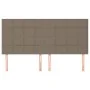 Headboards 4 units of taupe gray fabric 90x5x78/88 cm by vidaXL, Headboards and footboards - Ref: Foro24-3116350, Price: 104,...