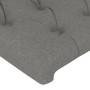 Cabeceros 2 unidades de tela gris oscuro 100x7x78/88 cm de vidaXL, Cabeceros y pies de cama - Ref: Foro24-3116659, Precio: 65...