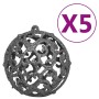 Árbol de Navidad delgado con LEDs y bolas negro 180 cm de vidaXL, Arboles de navidad - Ref: Foro24-3078113, Precio: 54,28 €, ...