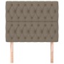 Cabeceros 2 unidades de tela gris taupe 90x7x78/88 cm de vidaXL, Cabeceros y pies de cama - Ref: Foro24-3116654, Precio: 89,4...