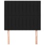Cabeceros 2 unidades de tela negro 90x5x78/88 cm de vidaXL, Cabeceros y pies de cama - Ref: Foro24-3116554, Precio: 54,44 €, ...