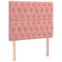 Cabeceros 2 unidades de terciopelo rosa 90x7x78/88 cm de vidaXL, Cabeceros y pies de cama - Ref: Foro24-3116709, Precio: 72,2...