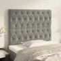 Headboards 2 units of light gray velvet 90x7x78/88 cm by vidaXL, Headboards and footboards - Ref: Foro24-3116704, Price: 73,2...