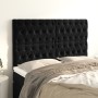 Cabeceros 4 unidades de terciopelo negro 80x7x78/88 cm de vidaXL, Cabeceros y pies de cama - Ref: Foro24-3116724, Precio: 153...