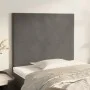 Headboards 2 units of dark gray velvet 90x5x78/88 cm by vidaXL, Headboards and footboards - Ref: Foro24-3116089, Price: 55,39...