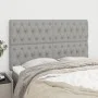 Kopfteile 4 Einheiten aus hellgrauem Stoff 80x7x78/88 cm von vidaXL, Kopf- und Fußteile - Ref: Foro24-3116674, Preis: 132,04 ...