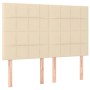 Cabeceros 4 unidades tela color crema 72x5x78/88 cm de vidaXL, Cabeceros y pies de cama - Ref: Foro24-3116335, Precio: 95,49 ...