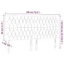 Cabeceros 4 unidades de tela negro 90x7x78/88 cm de vidaXL, Cabeceros y pies de cama - Ref: Foro24-3116684, Precio: 125,19 €,...