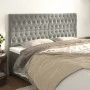 Headboards 4 units of light gray velvet 100x7x78/88 cm by vidaXL, Headboards and footboards - Ref: Foro24-3116734, Price: 149...
