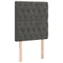 Kopfteile 2 Einheiten aus dunkelgrauem Samt 80x7x78/88 cm von vidaXL, Kopf- und Fußteile - Ref: Foro24-3116699, Preis: 80,17 ...