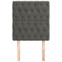 Cabeceros 2 unidades de terciopelo gris oscuro 80x7x78/88 cm de vidaXL, Cabeceros y pies de cama - Ref: Foro24-3116699, Preci...