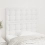 Cabeceros 2 unidades de cuero sintético blanco 90x5x78/88 cm de vidaXL, Cabeceros y pies de cama - Ref: Foro24-3116411, Preci...