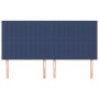 Cabeceros 4 unidades de tela azul 90x5x78/88 cm de vidaXL, Cabeceros y pies de cama - Ref: Foro24-3116590, Precio: 108,08 €, ...