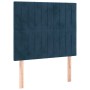 Cabeceros 2 unidades de terciopelo azul oscuro 90x5x78/88 cm de vidaXL, Cabeceros y pies de cama - Ref: Foro24-3116610, Preci...
