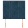 Cabeceros 2 unidades de terciopelo azul oscuro 90x5x78/88 cm de vidaXL, Cabeceros y pies de cama - Ref: Foro24-3116610, Preci...