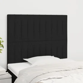 Kopfteile 2 Einheiten aus schwarzem Stoff 80x5x78/88 cm von vidaXL, Kopf- und Fußteile - Ref: Foro24-3116546, Preis: 57,43 €,...
