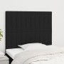 Cabeceros 2 unidades de tela negro 80x5x78/88 cm de vidaXL, Cabeceros y pies de cama - Ref: Foro24-3116546, Precio: 59,48 €, ...