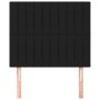 Cabeceros 2 unidades de tela negro 80x5x78/88 cm de vidaXL, Cabeceros y pies de cama - Ref: Foro24-3116546, Precio: 59,48 €, ...