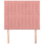 Cabeceros 2 unidades de terciopelo rosa 80x5x78/88 cm de vidaXL, Cabeceros y pies de cama - Ref: Foro24-3116605, Precio: 54,3...