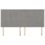 Kopfteile 4 Einheiten aus hellgrauem Samt 90x5x78/88 cm von vidaXL, Kopf- und Fußteile - Ref: Foro24-3116630, Preis: 111,53 €...