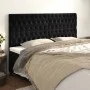 Cabeceros 4 unidades de terciopelo negro 90x7x78/88 cm de vidaXL, Cabeceros y pies de cama - Ref: Foro24-3116730, Precio: 161...