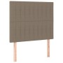 Cabeceros 2 unidades de tela gris taupe 90x5x78/88 cm de vidaXL, Cabeceros y pies de cama - Ref: Foro24-3116556, Precio: 64,1...