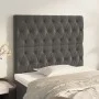 Kopfteile 2 Einheiten aus dunkelgrauem Samt 100x7x78/88 cm von vidaXL, Kopf- und Fußteile - Ref: Foro24-3116711, Preis: 71,95...