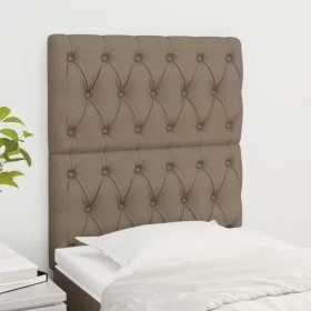 Kopfteile 2 Einheiten aus taupegrauem Stoff 80x7x78/88 cm von vidaXL, Kopf- und Fußteile - Ref: Foro24-3116646, Preis: 81,72 ...