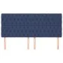Kopfteile 4 Einheiten aus blauem Stoff 100x7x78/88 cm von vidaXL, Kopf- und Fußteile - Ref: Foro24-3116696, Preis: 138,39 €, ...