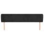 Cabecero de terciopelo negro 163x23x78/88 cm de vidaXL, Cabeceros y pies de cama - Ref: Foro24-3116920, Precio: 83,85 €, Desc...