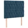 Headboards 2 units of dark blue velvet 90x7x78/88 cm by vidaXL, Headboards and footboards - Ref: Foro24-3116708, Price: 86,55...