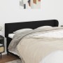 Cabecero de tela negro 183x23x78/88 cm de vidaXL, Cabeceros y pies de cama - Ref: Foro24-3116880, Precio: 81,81 €, Descuento: %