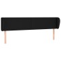 Cabecero de tela negro 183x23x78/88 cm de vidaXL, Cabeceros y pies de cama - Ref: Foro24-3116880, Precio: 81,81 €, Descuento: %