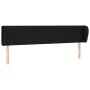 Cabecero de tela negro 183x23x78/88 cm de vidaXL, Cabeceros y pies de cama - Ref: Foro24-3116880, Precio: 79,51 €, Descuento: %