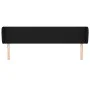 Cabecero de tela negro 183x23x78/88 cm de vidaXL, Cabeceros y pies de cama - Ref: Foro24-3116880, Precio: 79,51 €, Descuento: %