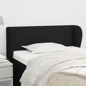Black fabric headboard 83x23x78/88 cm by vidaXL, Headboards and footboards - Ref: Foro24-3116840, Price: 43,25 €, Discount: %
