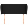 Cabecero de tela negro 83x23x78/88 cm de vidaXL, Cabeceros y pies de cama - Ref: Foro24-3116840, Precio: 44,56 €, Descuento: %